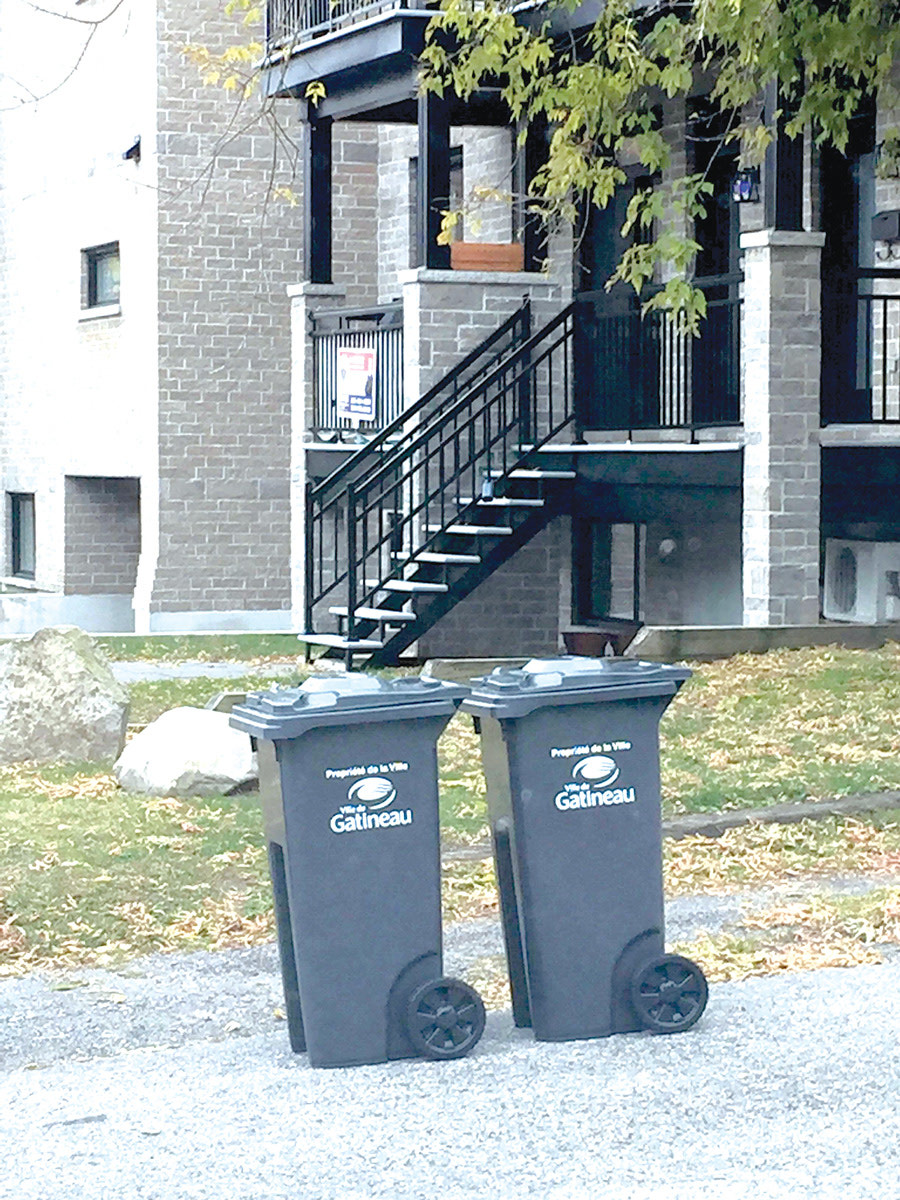 Gatineau started the distribution of the new grey bins