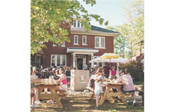 Celebrate Oktoberfest in Old Aylmer this year with a cold brew on the patio at 5e Baron. Photo: 5e Baron Facebook Page