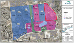 Légende de la photo : L'entreprise de construction Brigil a récemment fait l’acquisition d’un terrain de 80 acres faisant partie de la forêt Boucher, situé au 600, chemin Vanier (secteur Aylmer). Le terrain en question est celui délimité en rouge, désigné comme une propriété privée portant le numéro 3 836 126. Photo : Ville de Gatineau