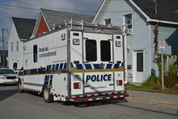 Le poste de commandement mobile du Service de police de la Ville de Gatineau (SPVG)