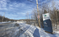 Cook site on January 10, 2025, work to update the former landfill’s biogas and leachate collection system is underway. Photo: Sophie Demers