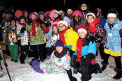Défilé du Père Noël : une tradition annuelle dans le Vieux-Aylmer, qui est l’hôte des plus grandes célébrations de Noël dans la région. Cette  photo, datant de 2013, démontre l’ambiance  festive de l’événement. 
Photo: Bulletin Archives