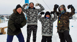 Le boot camp a été une activité populaire chez les familles présentes.
Photo : Charles Fontaine