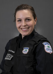 Renée-Anne St-Amant est agente relationniste aux médias au sein du SPVG depuis le 11 février. 
Photo : Ville de Gatineau 