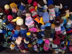 Izzy Doll initiative in Aylmer by the “Knitting Group for the Frontlines”. Photo: Courtesy