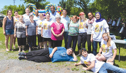 Fête des voisins le 9 juin dernier, au Groupe communautaire Deschênes. 
Photo : Richard Perron