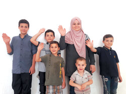 Les enfants Al-Ali, le 14 juillet. Photo: Ghaleb Al-Ali. 