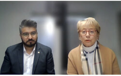 Nathalie Prudhomme, President of the Ordre des urbanistes du Québec (OUQ), and David Alfaro-Clark, Communications and Government Relations Advisor, presenting Bill 79 at the National Assembly of Quebec (December 5, 2024). Photo: Screenshot