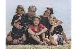 The MacDonald family (summer 2024). From left to right: Alice, Kevin, Lena, Evelyn and Logan. Photo credit: Courtesy of Libby Mawer