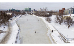 Four Gatineau residents were arrested following an attempted armed robbery on the Ruisseau-de-la-Brasserie trail that left one victim injured and led to a swift police response and court appearances. Photo: Courtesy of the CIty of Gatineau