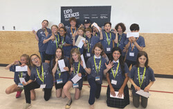 Winners in all categories at the 2025 Expo-Science Outaouais regional finals for elementary school students that took place on May 16. Photo: Sophie Demers