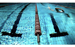 Lane swimming. Photo: Courtesy of Pixabay (https://www.pexels.com/photo/close-up-photo-of-swimming-rope-261185/)