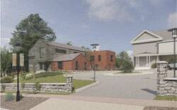 Digital rendering of planned construction of new daycare if subdivision plans get approved. Photo: Courtesy