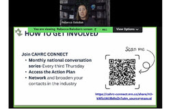 The From Field to Boardroom webinar hosted by the Canadian Agricultural Human Resource Council brought together voices from across the country to share new data and practical steps aimed at improving opportunities for women in agriculture. Photo: Screenshot of The From Field to Boardroom webinar