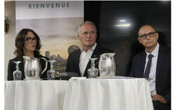 Mayor Maude Marquis-Bissonnette was joined at the September 12 Mayor’s Breakfast by Michelle Robitaille, Jean-Claude Des Rosiers, and Reda Bensouda to discuss Gatineau’s future in cybersecurity and defence. Photo: Tashi Farmilo