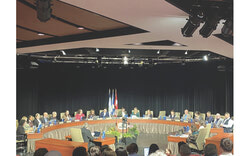 Gatineau’s municipal council meeting for the first time since their election on November 2. Photo: Sophie Demers