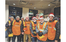 The Outaouais media food drive has raised $77,600 to support local food banks, with strong community involvement including the Aylmer Knights of Columbus, whose team tripled last year’s total at their intersection. Photo: Courtesy