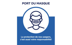 Wearing a mask (December 9, 2025). Photo: Courtesy of the CISSS de l’Outaouais