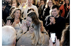 Maude Marquis-Bissonnette back in mayoral seat ahead of Mario Aubé in nail-biting race, November 4. Aylmer elects full slate of Action Gatineau Party councillors. Photo: Christian Rochefort