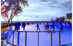 Park des cèdres in Aylmer will host a series of free themed skating events this winter, featuring music, entertainment, and community fun as part of the City of Gatineau’s Enjoy Winter program. Photo: Courtesy of the City of Gatineau