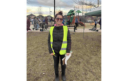 Gabrielle Rivest at her Friday DJ event at Parc du Renard on April 3. Photo: Jude Osmond