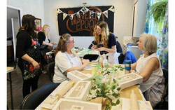 A free pottery and painting workshop at the Aylmer Community House offered local seniors a chance to discover their creative side through the inclusive, no-pressure approach of a neighbourhood art school. Photo: Tashi Farmilo