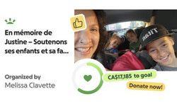 Affiche de la campagne GoFundMe (26 avril 2026). Photo : gracieuseté du Bar 77