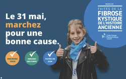 Fibrose Kystique Canada- Outaouais. Photo : Capture d’écran du visuel de la marche tiré de Facebook- page Fibrose Kystique Canada- Outaouais