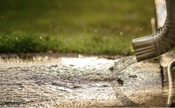 Gatineau's new EAULOGIK program will reimburse up to half the cost of rain gardens, swales and other water-absorbing projects on private property, to a maximum of $30,000 each, as the city looks to ease the pressure that heavy rainfall episodes put on its sewers and rivers. Photo: Courtesy of the City of Gatineau