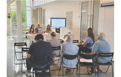 At its 2025-2026 annual general assembly, the Centre d'exposition L'Imagier reported swinging from a $39,505 deficit to a surplus of about $67,000, a recovery its leadership credited to deep cuts, unpaid labour and a 50th-anniversary season that still left the centre stretched thin. Photo: Tashi Farmilo