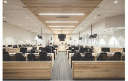 Maniwaki's courthouse has joined Quebec's specialized court for sexual and domestic violence, bringing a dedicated CAVAC liaison worker, a single follow-through prosecutor, staff training and safer courtroom spaces to victims in the Labelle judicial district. Photo: Courtesy of the Quebec Ministry of Justice Facebook page