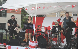 One Night Stand, performing at the Aylmer Legion's Canada Day celebration. Photo: Jude Osmond