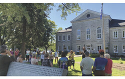 A free guided walking tour on August 10 will trace the path of Aylmer's devastating 1921 fire, exploring how the disaster reshaped the town and highlighting the people, places and stories that continue to preserve its legacy. Photo: Great Fire of 1921: Walking Tour of Old Aylmer, August 5, 2024 by Lily Ryan