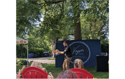 Magician Kayser delivered a magic performance that amazed the audience in Aylmer. Photo: Drazen Seslija