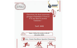 A new program is now available for young people interested in trying track and field. Photo: Club d’athlétisme de Gatineau
