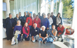Lors de la séance les participants ont pu apprendre l’espagnol avec comme thème le voyage. Photo : Café en espagnol