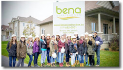 Un groupe d’étudiants du CEGEP de l’Outaouais reçoit une formation sur mesure sur le site de construction de Bena