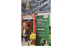 Gatineau Mayor Maude Marquis Bissonnette joined the Chamber of Commerce and CREDDO to announce a new program supporting local businesses in adopting sustainable practices and enhancing their competitiveness. Photo: Tashi Farmilo