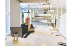 Owner of Cuisine Express Indienne, Asma Sultana. Photo: Sophie Demers