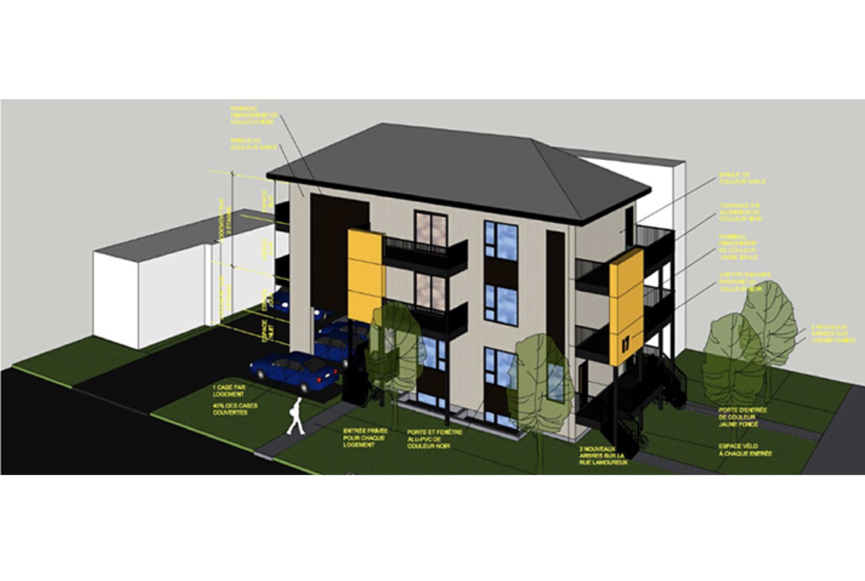 Une petite maison ancienne sur le chemin Vanier pour laisser place à