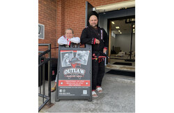 Outlaw Martial Arts coach Lija Logan and sensei Mike Lance have teamed up with an Aylmer mom to host self-defence sessions in the community. Photo: Courtesy of Mike Lance