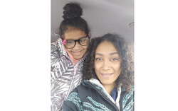 Maria Mbay and her daughter shown here are hopeful a generous soul will donate a kidney as she fights for her life in urgent need of a transplant. Photo: Mbay family