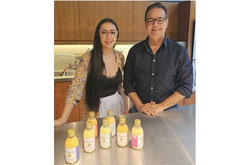 Estephanie Ramirez and Ruy Medina, Mexican immigrants in Aylmer, have successfully blended their cultural heritage with Canadian ingredients to create Messicana, a thriving sauce business that offers versatile products like salad dressings, marinades, and taco sauces, available online and at local stores like Provigo. Photo: Tashi Farmilo