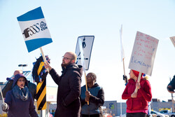 Manifestants au mois d'octobre 2015.
Photo: LRC