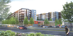 Coin Wilfrid-Lavigne et rue Principale : Le Groupe Heafey, le Groupe Maurice et Métro investiront 70 million $ afin de remanier l’ancien Canadian Tire.
Credit: Courtesy